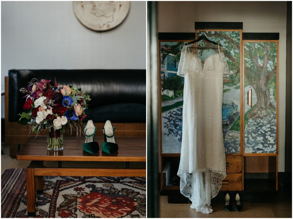 wedding details at Ace Hotel in New Orleans