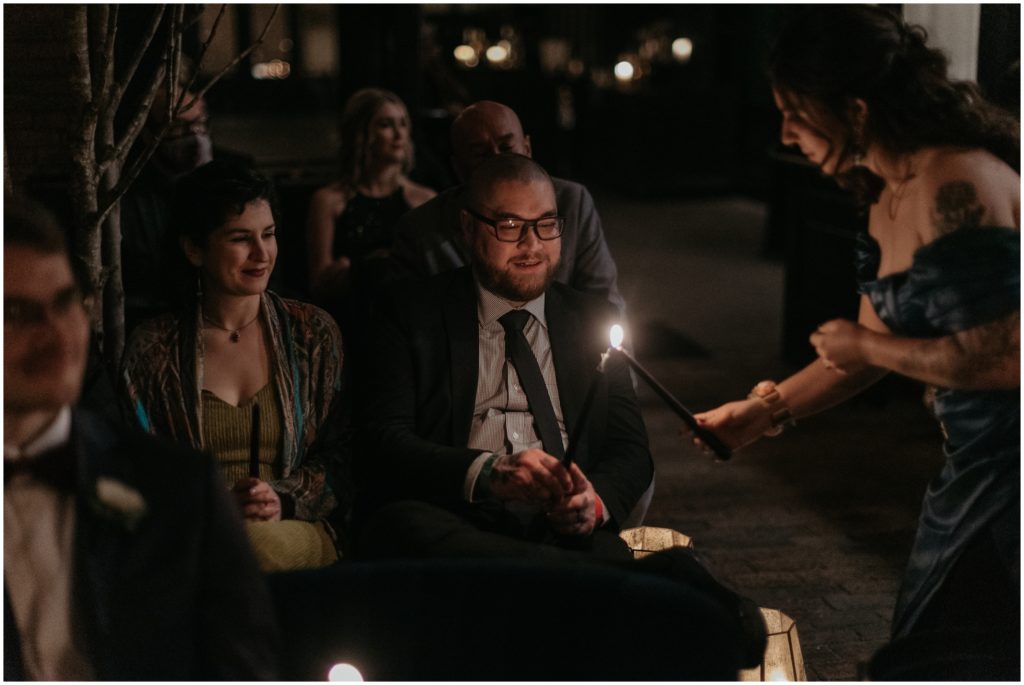 candlelit wedding at the Ace Hotel in New Orleans
