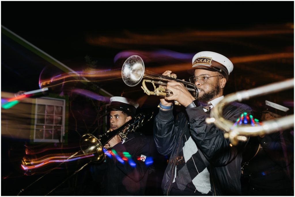 brass band at Capulet New Orleans