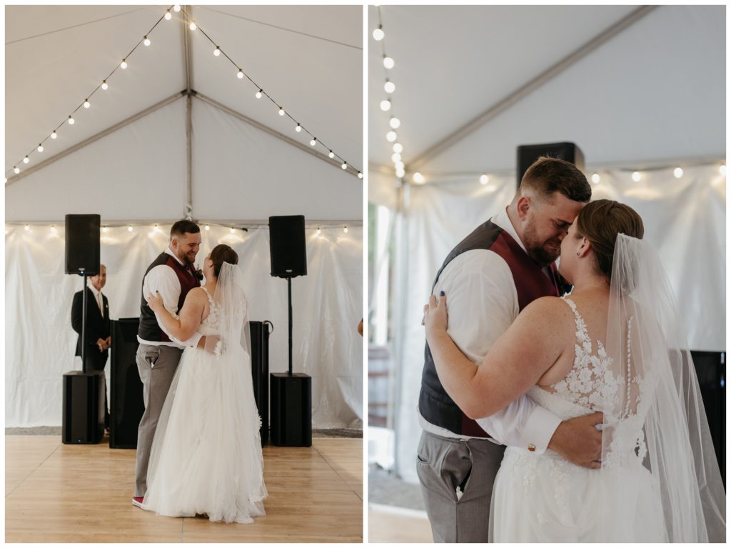 first dance at wedding